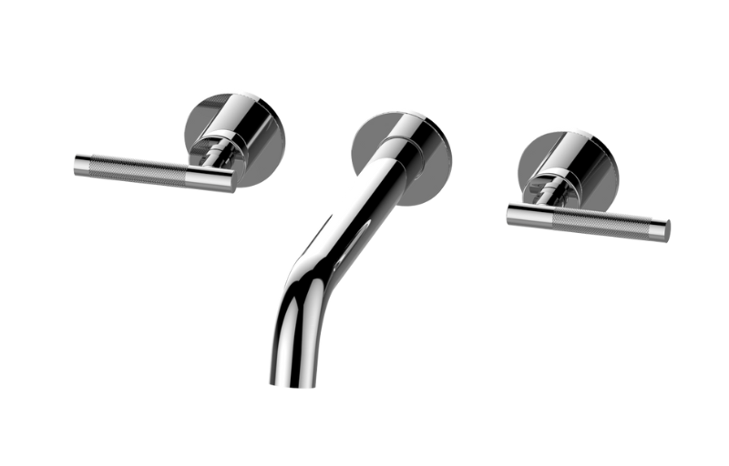 Graff G-11479-LM57B-AU-T - Harley Three-Hole Wall-Mounted Tub Filler With 9-3/16" Spout