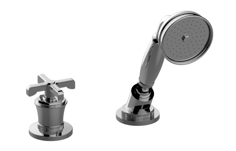 Graff G-11655-R4**-C20B-CHB-T - Deck-Mounted Handshower And Diverter Set (Trim)