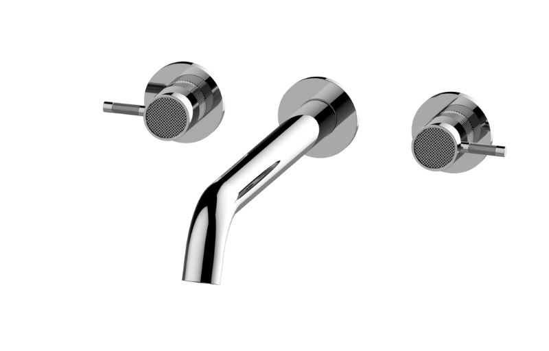 Graff G-11972-LM69B-AU-T - Cameo Three-Hole Wall-Mounted Tub Filler With 12" Spout