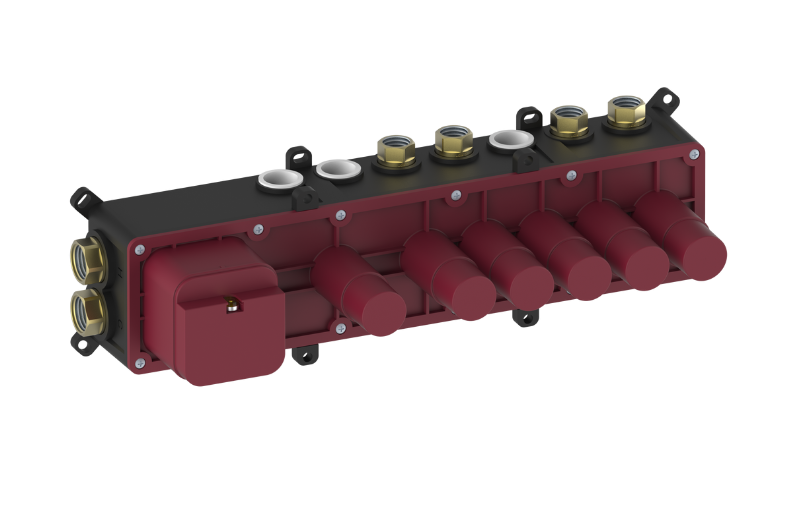 Graff G-18004B - Thermostatic 4-Button Close Knob Rough Valve