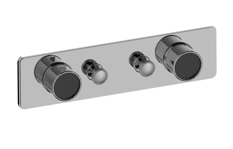Graff G-18012HAP-AU-T - Traditional 2-Button Split Knob Horizontal Trim
