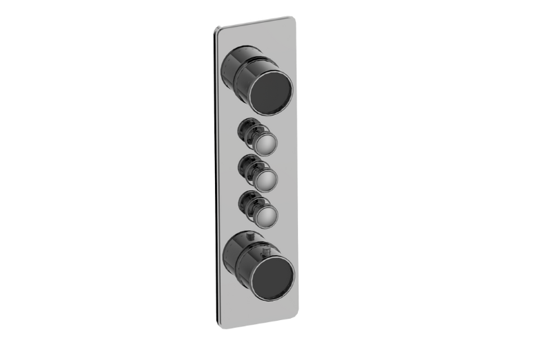 Graff G-18013VAP-AU-T - Traditional 3-Button Split Knob Vertical Trim