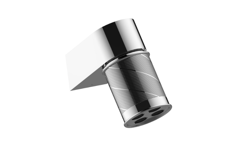 Graff G-18201WTBQ-AU - Wall-Mount Traditional Oblique Knurl 4-Spray Showerhead
