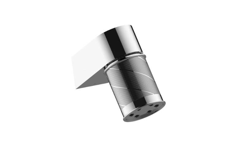 Graff G-18201WTCQ-AU - Wall-Mount Traditional Oblique Knurl 6-Jet Showerhead