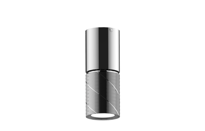 Graff G-18208CCDQ-BB - Ceiling-Mount Contemporary Oblique Knurl Led Fixture