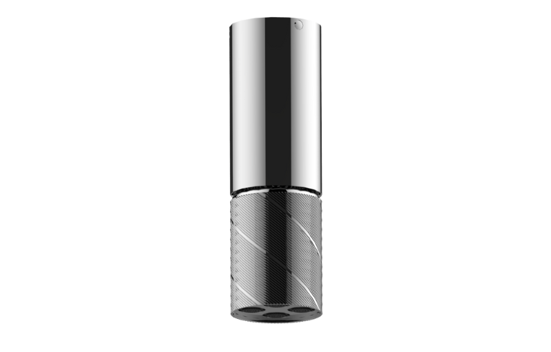 Graff G-18210CCBQ-BB - Ceiling-Mount Contemporary Oblique Knurl 4-Spray Showerhead