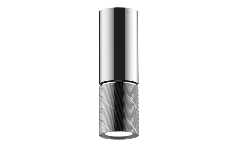 Graff G-18210CCHQ-AU - Ceiling-Mount Contemporary Oblique Knurl Led Fixture-Remote