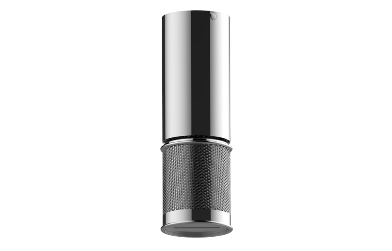 Graff G-18210CTGD-BK - Ceiling-Mount Traditional Diamond Knurl Cascade Showerhead