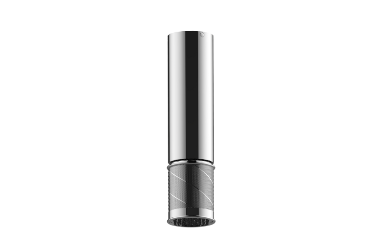 Graff G-18213CTAQ-AU - Ceiling-Mount Traditional Oblique Knurl Showerhead