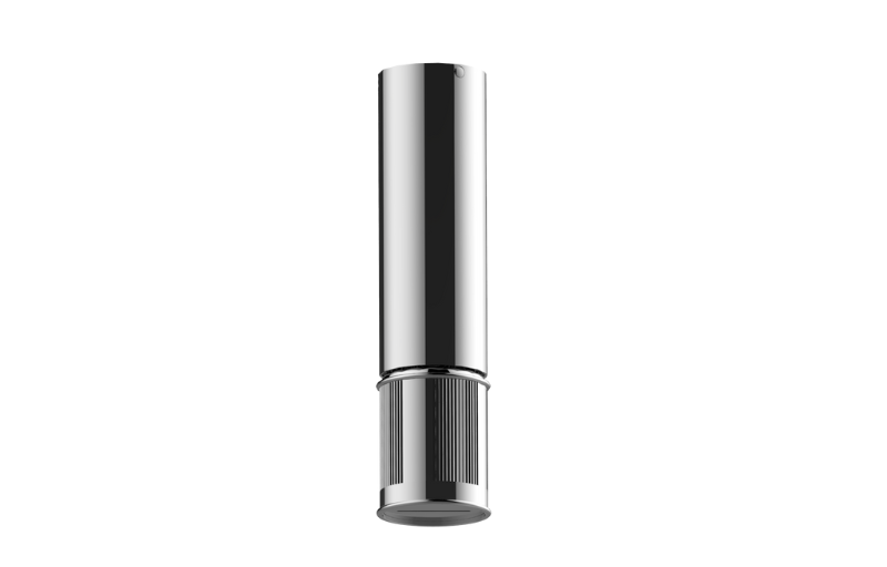 Graff G-18213CTGF-BK - Ceiling-Mount Traditional Fluted Knurl Cascade Showerhead