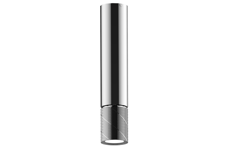 Graff G-18216CCHQ-AU - Ceiling-Mount Contemporary Oblique Knurl Led Fixture-Remote