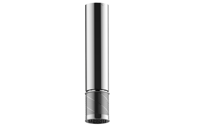 Graff G-18216CTAQ-AU - Ceiling-Mount Traditional Oblique Knurl Showerhead