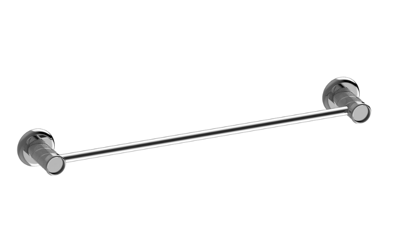 Graff G-19407TQ-AU - Traditional 18" Towel Bar Oblique Knurled