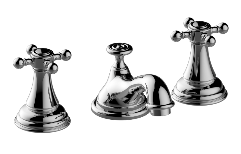 Graff G-2410-C21B-AU - Widespread Lavatory Low Spout Faucet