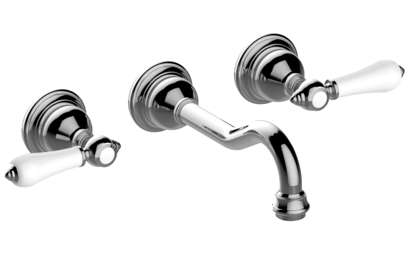 Graff G-2530-LC1-AU-T - Wall-Mounted Lavatory Faucet (Trim)