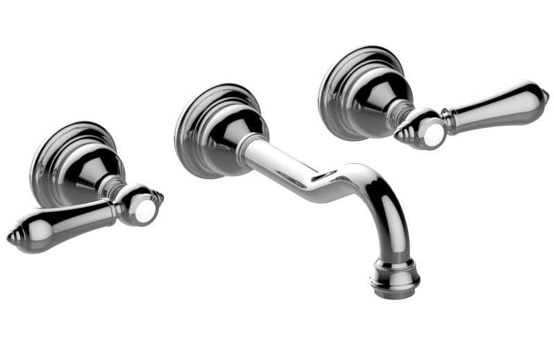 Graff G-2530-LM34-AU-T - Wall-Mounted Lavatory Faucet (Trim)