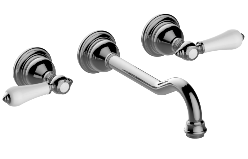 Graff G-2531-LC1-AU-T - Wall-Mounted Lavatory Faucet (Trim)