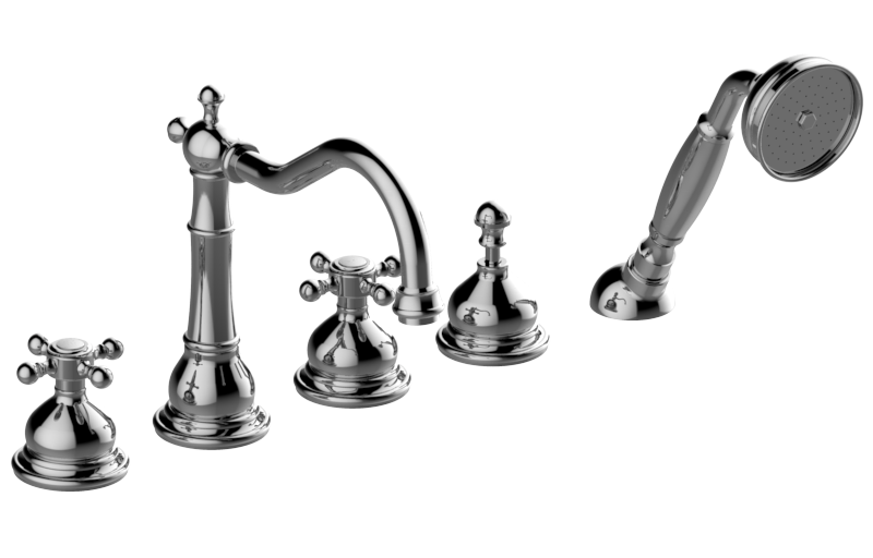 Graff G-2551M-C2-AU - Roman Tub Set
