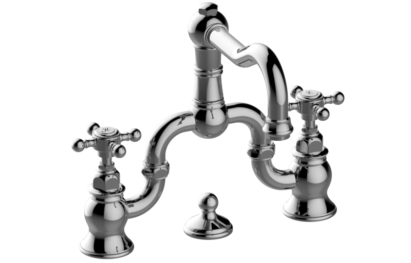 Graff G-3800-C2-AU - Widespread Bridge Lavatory Faucet