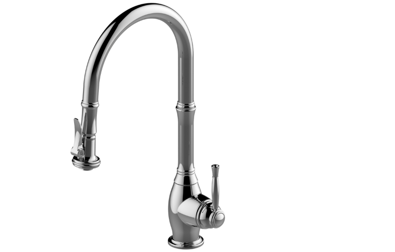 Graff G-4810-LM68K-BB - Pull-Down Kitchen Faucet With Chef'S Pro Sprayer