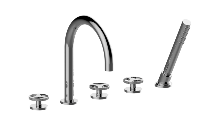 Graff G-6153-C19B-UBB - Roman Tub Set W/Handshower (Rough And Trim)
