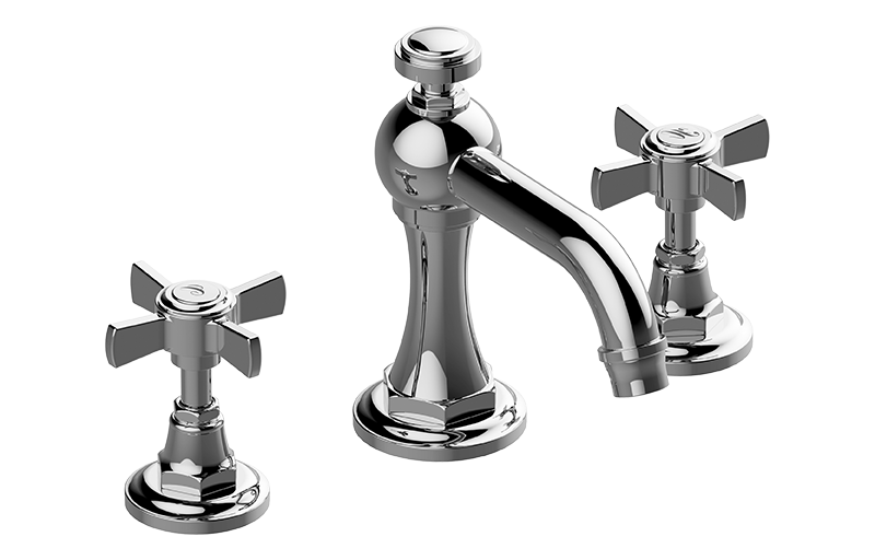 Graff G-6910-C16B-AU - Widespread Lavatory Faucet W/Cross Handle