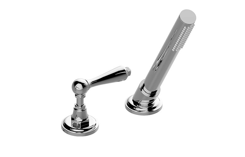Graff G-6955-LM48B-AU-T - Deck-Mounted Handshower & Diverter Set W/Lever Handle (Trim)