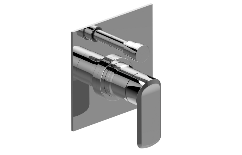 Graff G-7090-LM61S-AU-T - Pressure Balancing Valve Trim With Handle And Diverter (Trim)