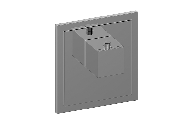 Graff G-8021-SH-AU-T - Transitional M-Series Thermostatic Valve Trim With Handle