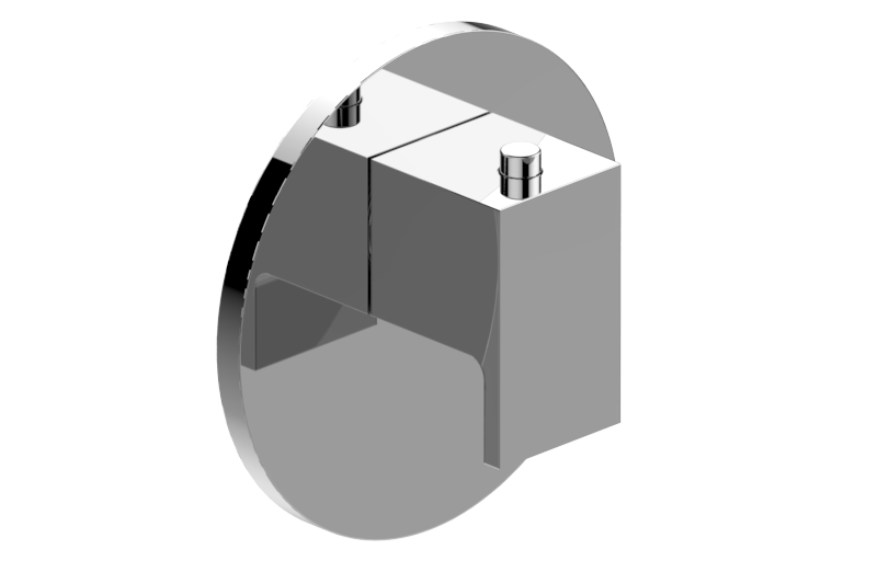 Graff G-8037-LM31E-AU-T - Round M-Series Thermostatic Valve Trim Plate With Handle