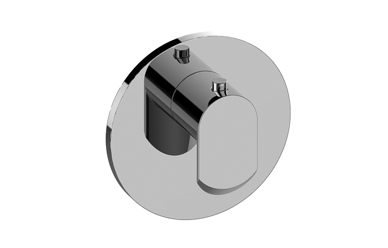 Graff G-8037-LM45E-AU-T - Round M-Series Thermostatic Valve Trim Plate With Handle