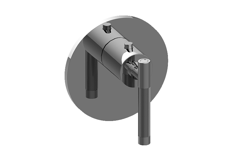 Graff G-8037-LM57E-AU-T - Round M-Series Thermostatic Valve Trim Plate With Handle
