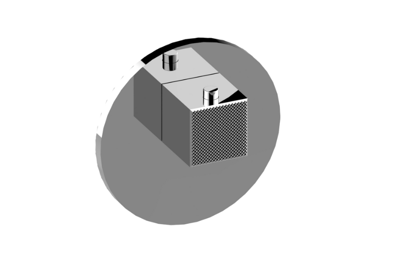 Graff G-8037-SK-AU-T - Round M-Series Thermostatic Valve Trim Plate With Handle