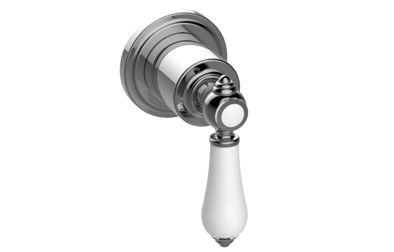 Graff G-8038-LC1E1-AU-T - Traditional M-Series 2-Way Diverter Valve Trim With Handle