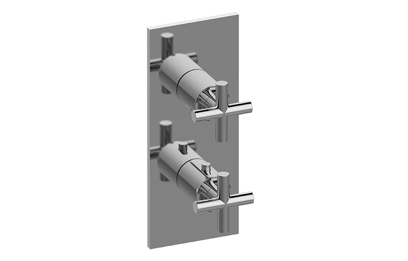 Graff G-8048-C17E0-AU-T - Square M-Series Valve Trim With Two Handles