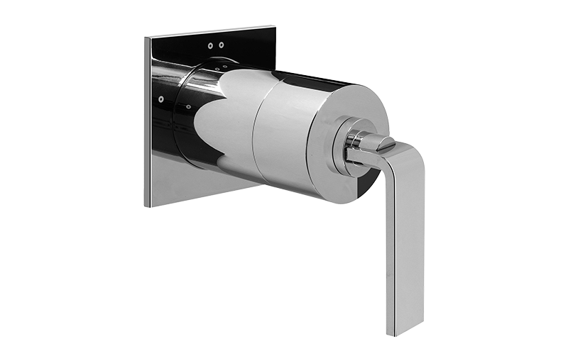 Graff G-8066-LM40S-AU-T - Square Trim Plate With Handle