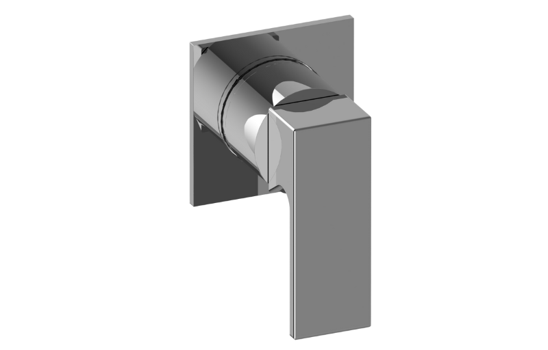 Graff G-8066-LM55S-BK-T - Square Trim Plate With Handle