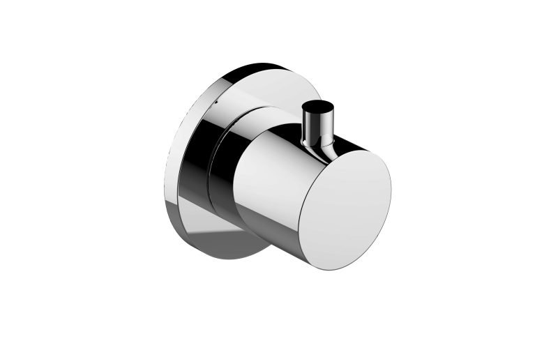 Graff G-8068-RH1-AU-T - Round M-Series 2-Way Diverter Valve Trim With Handle