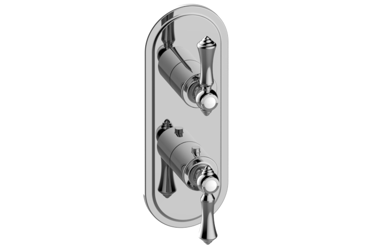 Graff G-8086-LM15E0-AU-T - Traditional M-Series Valve Trim With Two Handles