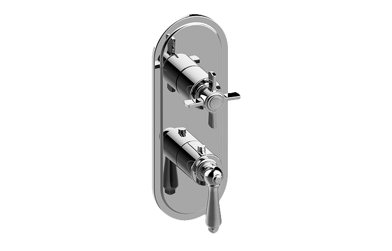 Graff G-8086-LM48C16-AU-T - Traditional M-Series Valve Trim With Two Handles