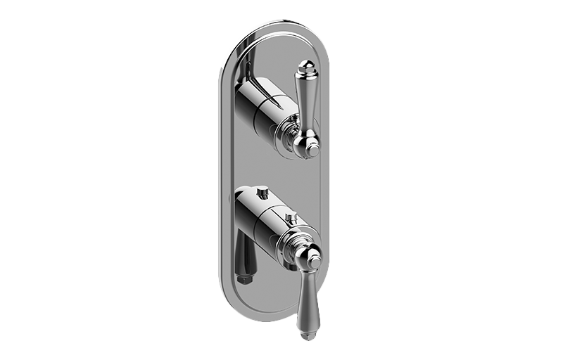 Graff G-8086-LM48E0-AU-T - Traditional M-Series Valve Trim With Two Handles