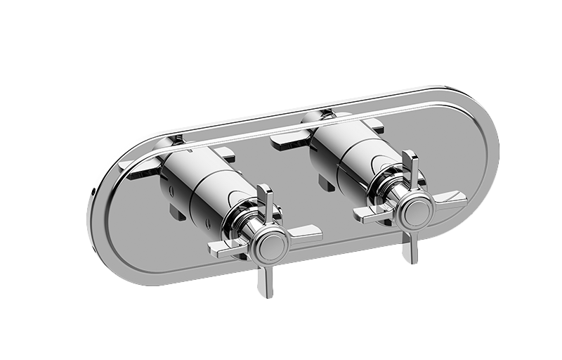 Graff G-8086H-C16E0-AU-T - Traditional M-Series Valve Trim With Two Handles (Horizontal Orientation)
