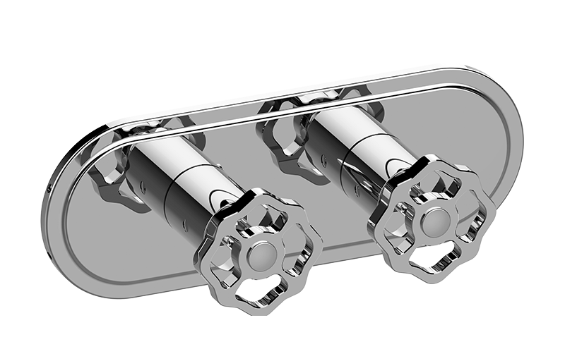 Graff G-8086H-C18E0-AU-T - Traditional M-Series Valve Trim With Two Handles (Horizontal Orientation)