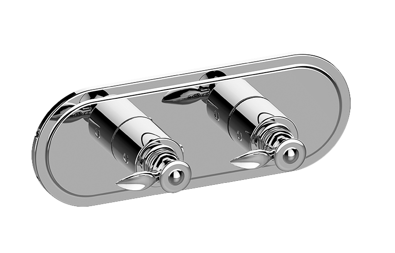 Graff G-8086H-LM14E0-AU-T - Traditional M-Series Valve Trim With Two Handles (Horizontal Orientation)