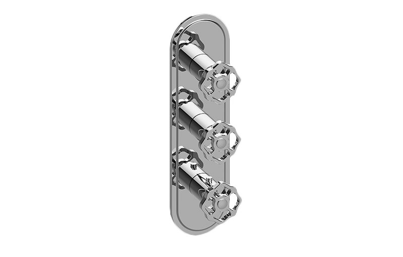 Graff G-8087-C18E0-AU-T - Traditional M-Series Valve Trim With Three Handles