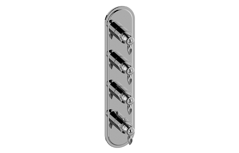 Graff G-8088-LM14E0-AU-T - Traditional M-Series Valve Trim With Four Handles