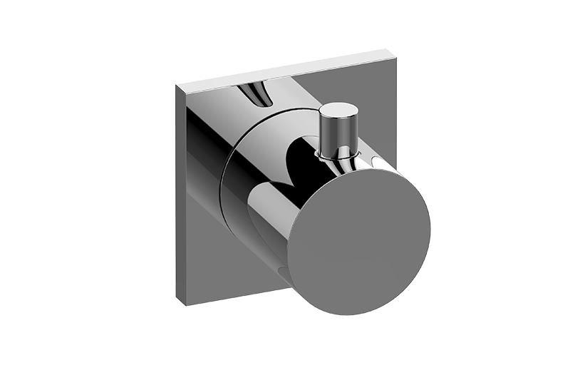 Graff G-8072-RH1-AU-T - Square M-Series 3-Way Diverter Valve Trim With Handle