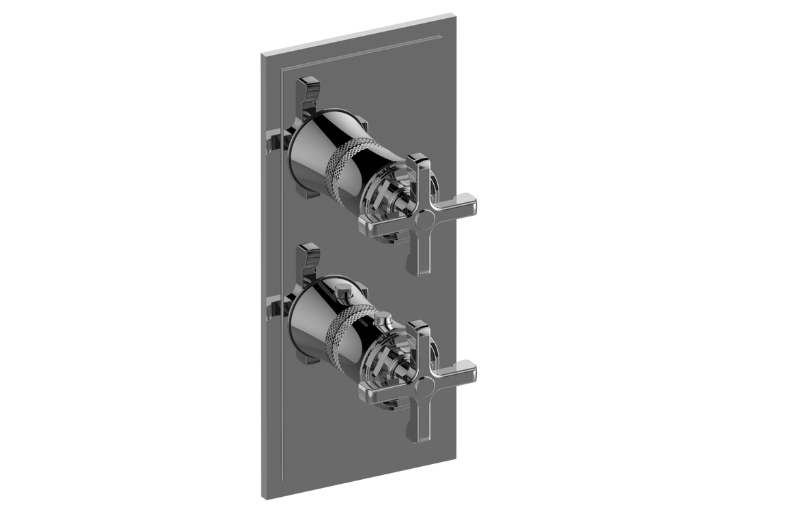 Graff G-8149-C20E0-AU-T - Finezza Due, Vignola M-Series Valve Trim With Two Handles