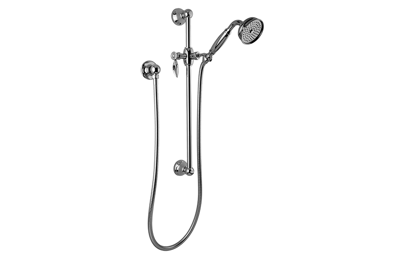 Graff G-8600-LM14S-AU - Traditional Handshower W/Wall-Mounted Slide Bar