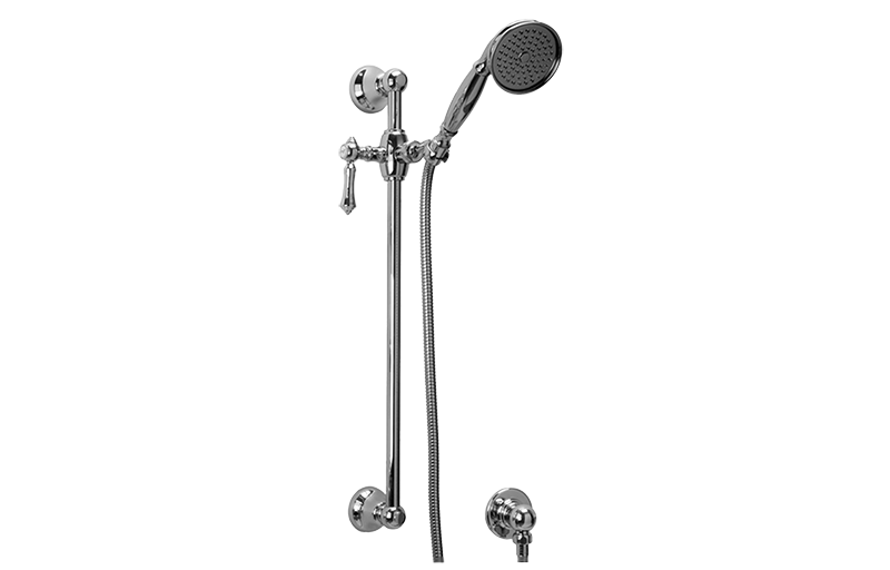 Graff G-8600-LM15S-AU - Traditional Handshower W/Wall-Mounted Slide Bar